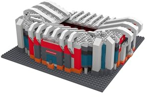 FOCO Offizielles Lizenzprodukt Manchester United Old Trafford FC BRXLZ-Steine 3D-Mini-Fußballstadion BAU-Set