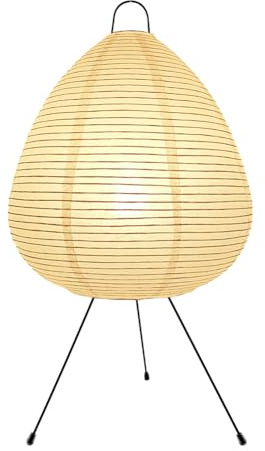 Fosinz 20 Inch Table Lamp, Cute Paper Lamp, Ambient Lighting Lamp, Cozy Bedside Lamp, Minimalist Warm Glow Light for Bedroom Living Room Kids Room Dorm