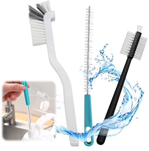 3PCS Spazzole Per La Pulizia Set,Per Pulizia a Manico Lungo Set, Compatibili Con Tm5 Tm6 Tm31 Tm21 - Spazzola Per La Pulizia Delle Fessure Pulizia Efficace e Completa