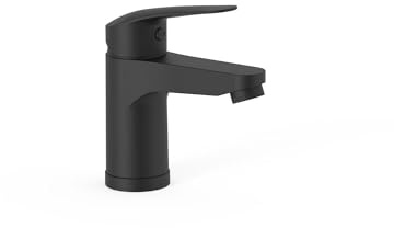 TRES 21610303NM BASE PLUS Grifo Monomando para Lavabo Color Negro Mate