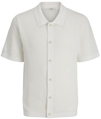 JACK & JONES Knit Jprblajones-Polo a Maglia SS Uomo