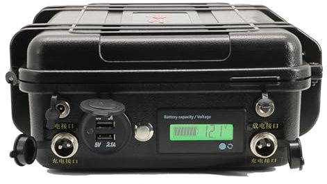 WILLQ Batería de Litio para Carrete eléctrico, 14,8 V, 30 Ah, 40 Ah, 50 Ah, batería de Repuesto para Carrete de Pesca eléctrico, batería de Repuesto para propulsor de Barco,14.8v50ah