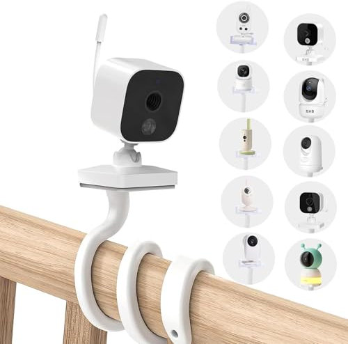 Universal Halterung für GHB Babyphone ABM700/SM50B/UU24, Baby Kamera Halter für OBVHNUA Babyphone 900ES,Befestigung Ständer für momcozy Video Monitor BM01, Babyfon Zubehör Holder für BOIFUN Baby 6T