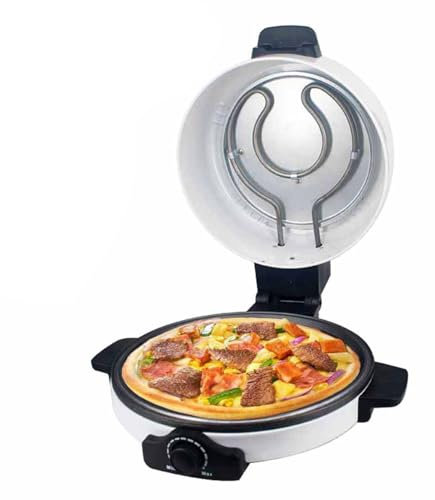 OZTYSGXM Macchina per Pizza, Macchina per Il Pane Forno Elettrico Pizza per Cucine con Temperatura Regolabile, Serpentina Riscaldamento in Acciaio Inossidabile + Rivestimento Antiaderente