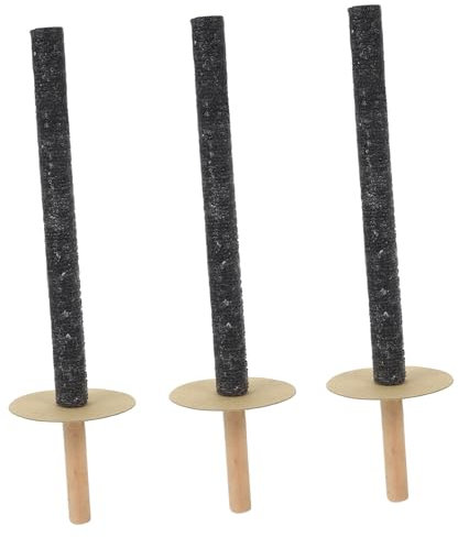 HEMOTON 3Pièces Lot de Torches pour Jardin Résistantes Aux Intempéries pour Mariages Camping Torches Extérieur Portatives pour Ambiance Chaleureuse