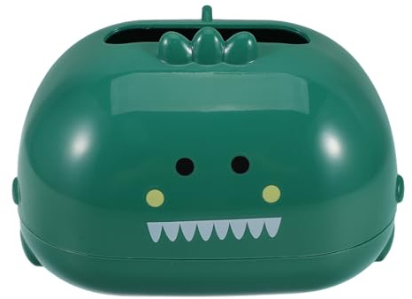 Abaodam Taschentuchbox Aus Kunststoff Mit Dinosaurier-Design Für Aufbewahrung Einfacher Zugang Zu Taschentüchern Für Wohnzimmer Badezimmer Und Auto