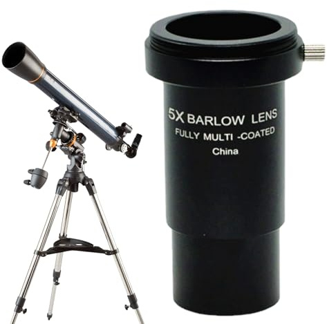 Barlow-lins för teleskop Metall Multi-Coated Månfilter, M42-Gänga,