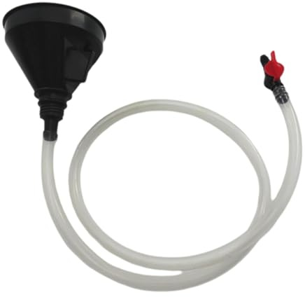 Perfeclan Beer Funnel with Valve Lightweight Convenient Easy Valve Drinking Tool for Birthday Wedding Festival, 14.5cmx120cm