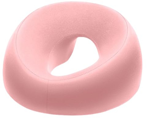 Genérico Almohada Masaje Facial - Reposacabezas De Masaje De Espuma Viscoelástica para Cama con Agujero - Reposacabezas De Masajes para Oficina, SPA Y Salón De Belleza