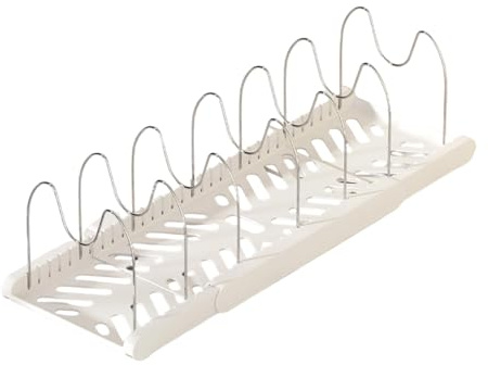 Ywmsfl Multipurpose Kitchen Cookware Rack For Under Cabinets Expandable Storage For Pots Pans And Baking Trays Pots And Pans Storage With Dividers