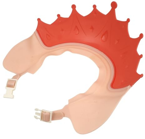 HAPINARY Verstellbare Duschhaube für Kleinkinder mit Augenschutz und Ohrenschutz aus Weichem Pp und Tpe für Sicheres Haarewaschen im Bad