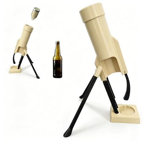 Mörser Flaschenöffner,Bieröffner Mörser,Bierflaschenöffner im Mörser-Design,51mm Beer Bottle Mortar,Lustige Mörser-Flaschen,für 330-355ml Bierflasche,für Homebar,Schreibtisch Deko