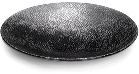 Lambert - Kaori - Rochen Optik - Frühstücksteller, Teller, Kuchenteller - Ø: 21 cm - mit Metallic Rochen Optik - Steingut - 1 Stück