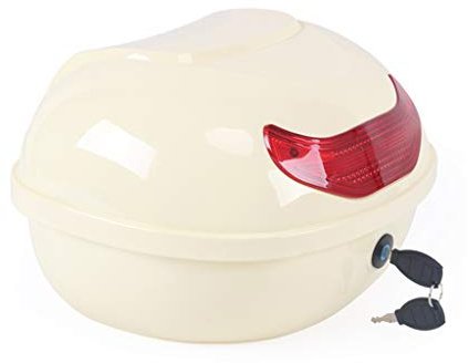 Motorradkoffer, Roller Set-Top-Box Wasserdichter Gürtel Verdicktes Kissen Und Reflektierendes Licht Copper Lock Core Reisekoffer Helm Aufbewahrungsgepäck