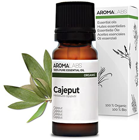 Cajeput BIO (Melaleuca leucadendra) - 10 mL - Olio Essenziale Chemiotipizzato e Certificato AB - Aroma Labs - Made in France