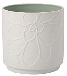 like. by Villeroy und Boch it's my home Blumentopf Socculente mineral, formschöner Premium Porzellan Blumentopf für Ihre grüne Oase, grün, weiß, Handwäsche