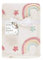 Manta de forro polar suave para bebé niño y niña, para cochecito de bebé, cuna, moisés, etc. (75 cm x 100 cm, manta de forro polar arcoíris)