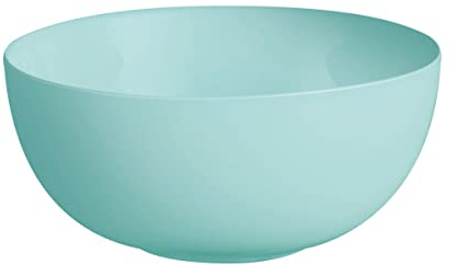 ARC 5693555 Diwali Schale aus Glas, Opal, Farbe Türkis, 12 cm