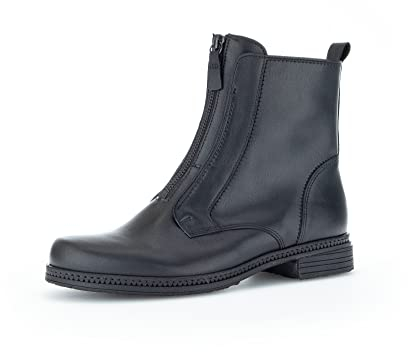 Gabor Mujer Botines, señora Botas Estilo Biker,Plantilla Desmontable,Medias Botas de Motorista,Botas,Forradas,Negro (Schwarz),38.5 EU / 5.5 UK
