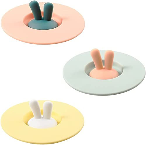 NBZZ Silikon Tasse Deckel Silikondeckel Wiederverwendbar Glasabdeckung Anti Staub Silikon Tasse Deckel Tassenabdeckung für Kaffee Bierkrug Weinglas Home Outdoors (100mm-3pcs)