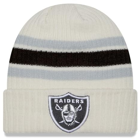 New Era Wintermütze Beanie - Vintage Las Vegas Raiders beige