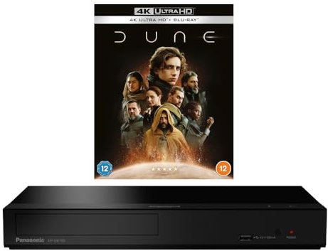 Panasonic DP-UB159 Zone Free MULTIREGION DVD Regions 1-8 - Blu-ray Region A, B & C - Bundle Including Dune 4K UHD Disc