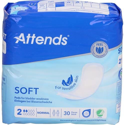 Attends Soft 2 Normal Einlagen 30er Pack (1 x 30 Stück)