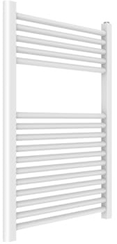 Kiamami Valentina - Termoarredo piccolo per bagno 55x77 bianco con 16 tubi