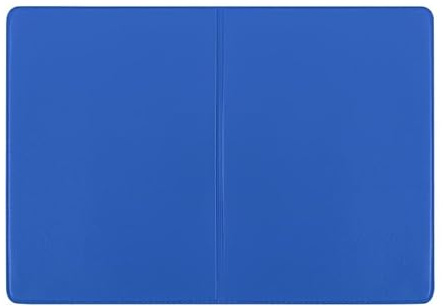 orgaexpert Schutzhülle für Alten Impfpass Blau 210x155mm (offen) Made in Germany - dokumentenecht - mit Buchrücken Impfausweis Impfbuch Hülle Etui Umschlaghülle