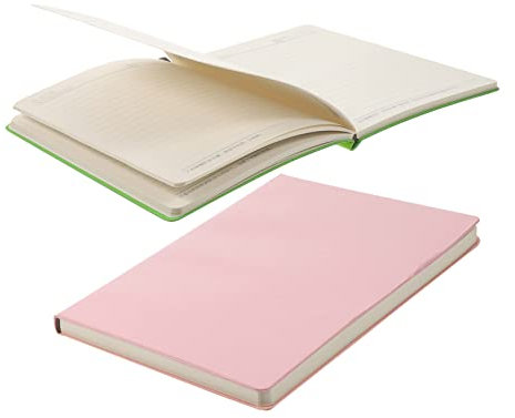 SHINEOFI 2stücke Notizbuch Softcover Design Tragbares Notizheft Für Schule Büro Und Reisen Für Tagebuch Notizen Und Planung