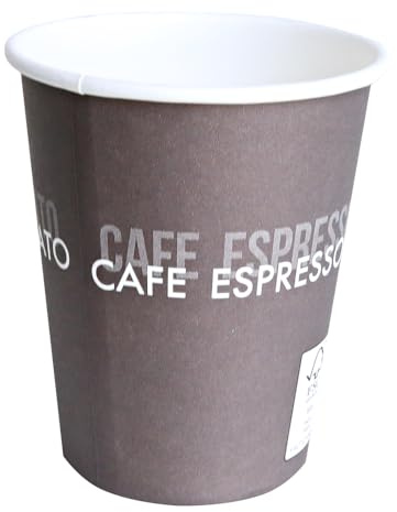 Franz Mensch Hygostar Kaffeebecher To Go, 150 ml / 6 oz, ø 80 mm | aus Pappe, dichte PE-Beschichtung, FSC®-Mix, 1000 Stück, Heißgetränkebecher, Einweg Becher