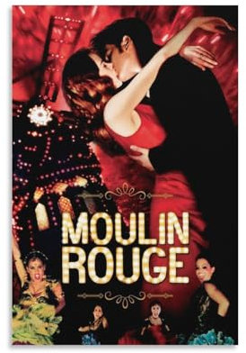 REDCHAMBER 2001 Romantisches Drama Filme, Moulin Rouge! Poster, coole Kunstwerke, Gemälde, Wandkunst, Leinwanddrucke, hängende Bilder, Poster, 20 x 30 cm