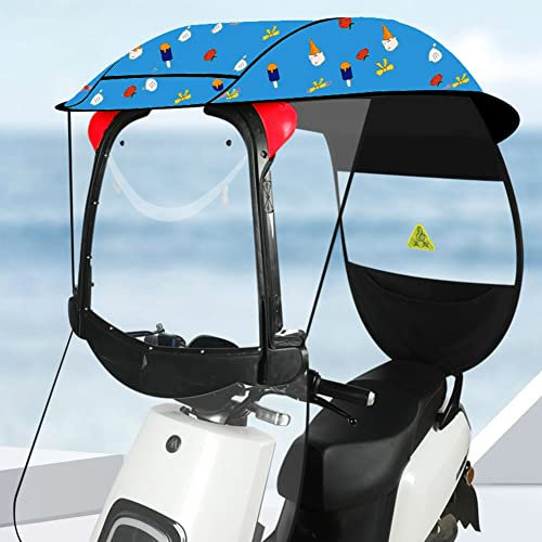 Sonnenschutz für Elektromotorräder, transparentes Überdach für Elektroautos, Sonnenschutz für Mobilitätsroller, Regen- und Windschutz für Elektroautos, universeller Sonnenschutz für Elektrom
