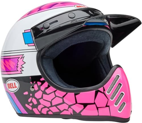 BELL HELMET MOTO-3 DEATHSPRAY PINK/PURPLE L ECE6