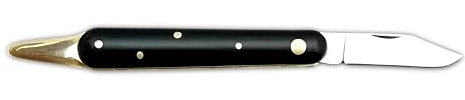 DUE BUOI 211P SP OT P Coltello da Innesto per Mancini Spatola Fissa Professionale Alberi da Frutto e Giardinaggio Lama in Acciaio Carbonio Böhler K720 Manico Plastica