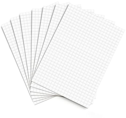 RDTOK Lot de 4200 pastilles adhésives 3D - Double face - Extra forte - Double face - Blanc - 5 mm - En mousse EVA - Pour le bricolage, le scrapbooking et le bricolage