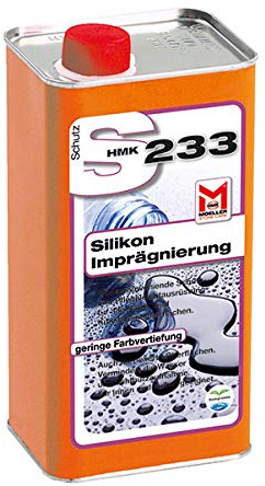 Moeller Stone Care - HMK S233 Silikon-Imprägnierung - 10 Liter - Gebrauchsfertige Naturstein Imprägnierung auf Silikonbasis