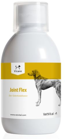 Vicano Joint Flex | 250 ml | Ergänzungsfuttermittel für Hunde | Mit Grünlippmuschel & Teufelskralle