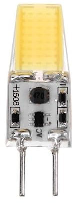 JZLBBC 1 Pcs G6.35 Bombilla LED 4W 50W Equivalente A Halógeno Gy6.35 Lámpara LED Blanco Cálido AC/DC 12V COB G6.35 Bombillas Cápsula LED Para Iluminación Del Hogar,Blanco Cálido