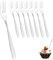DOOCECIY 8PCS 13CM Small Stainless Steel Cake Forks, Mirror Polishing Dessert Fork Set