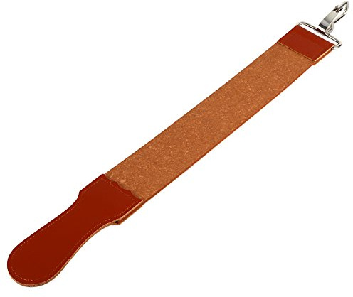Hochwertiger Streichriemen aus echtem Leder für Rasiermesser und Messer – Professionelles Schärfen und Pflege | Extra breite Ausführung