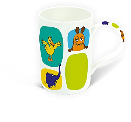 Trötsch Die Maus Tasse Die Sendung mit der Maus und Freunde: Aus Porzellan mit Geschenkverpackung