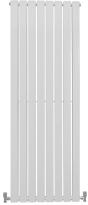 Paneelheizkörper Flachheizkörper Design Heizkörper Heizung 160cm x 56cm Glänzendes Weiß Vertikal Heizgerät Doppellagig Wandheizkörper Küche Wohnzimmer Badezimmer Reinigungsbürste und Befestigungsset