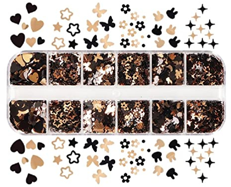 Paillettes en forme de papillon pour moulage en résine époxy - Pour bijoux, pendentifs, bougies, décoration d'ongles