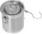 Stainless Steel Spice Sieve Simple Slag Filter Multi-Purpose Heavy Duty Spice Sieve Fine Mesh Hanging Chain Home Use Spice Infuser for Cooking (0.7L)