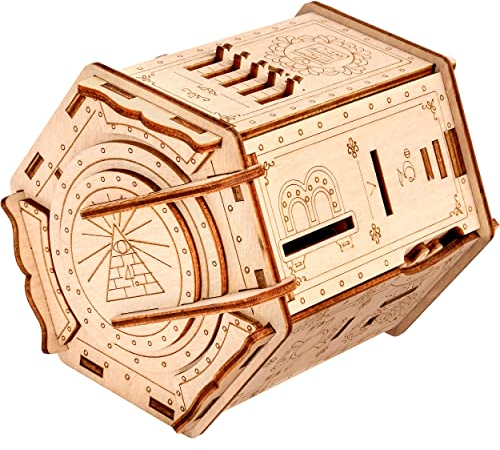 ESC WELT Fort Knox Box Pro - Escape Room Spiel - Geschenke für Männer und Frauen - 3D Puzzle Box Spiele aus Holz für Erwachsene und Kinder - Geschenkbox Erwachsene - Geschenke Brettspiele