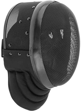 LOVIVER Universelle Gesichtsabdeckung schützt Kendo mit Innenfutter Professioneller tragbarer Fechthelm für Masque Training Competition Supplies Equipment, S