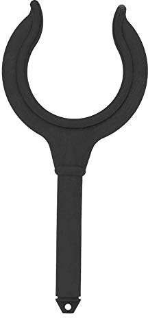 Tbest Dame de nage, Dame De Nage, Rames De Bateau,Serrures De Rame,2 Pièces Support De Support De Canne À Pêche De Serrure De Rame De Bateau Accessoires De Dériveur en Caoutchouc Marin (Noir)