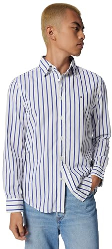 Tommy Hilfiger Flex Poplin Nautical STP Shirt Mw0mw37556 skjorta L/S unisex vuxen