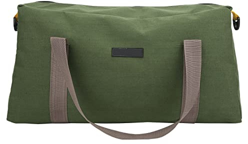 Large Canvas Tool Bag, Electricians Tool Tote Heavy Duty Canvas Tool Holdall Multifunctional Tool Storage Organiser, for Technician Electrician Plumbing Gardening